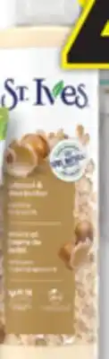Familiprix St.Ives oatmeal & shea butter soothing body wash offer