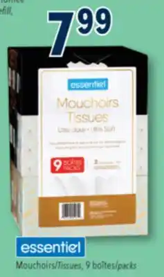 Familiprix Essentiel ultra soft tissues packs 9un offer