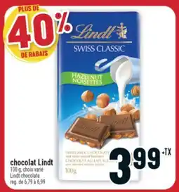 Marché Adonis CHOCOLAT LINDT | LINDT CHOCOLATE offer