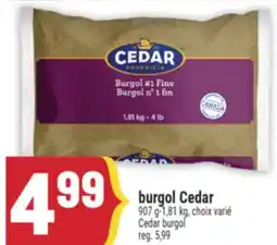 Marché Adonis BURGOL CEDAR | CEDAR BURGOL offer