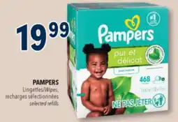 Familiprix PAMPERS Wipes selected refills offer