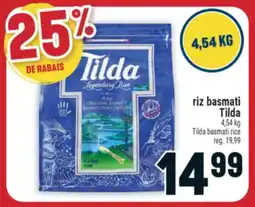 Marché Adonis riz basmati Tilda | Tilda basmati rice offer