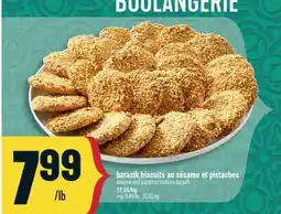 Marché Adonis barazik biscuits au sésame et pistaches | sesame and pistachio cookies barazik offer