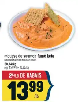 Marché Adonis mousse de saumon fumé keta | smoked salmon mousse chum offer