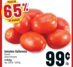 Marché Adonis TOMATES ITALIENNES | ITALIAN TOMATOES offer