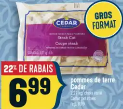 Marché Adonis pommes de terre Cedar | Cedar potatoes offer