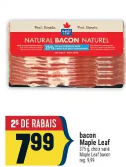 Marché Adonis bacon Maple Leaf | Maple Leaf bacon offer