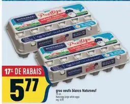 Marché Adonis gros oeufs blancs Naturoeuf | Naturegg large white eggs offer