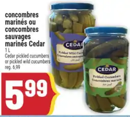 Marché Adonis raspberries, blackberries or blueberries | Cedar pickled cucumbers or pickled wild cucumbers offer