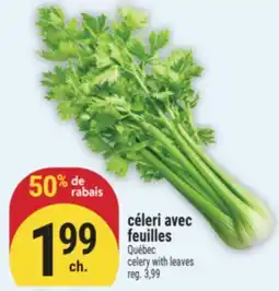 Marché Adonis CÉLERI AVEC FEUILLES | CELERY WITH LEAVES offer