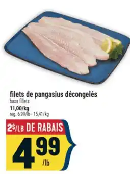 Marché Adonis filets de pangasius décongelés | basa fillets offer