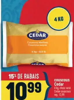 Marché Adonis COUSCOUS CEDAR | CEDAR COUSCOUS offer