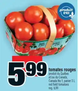 Super C tomates rouges | red field tomatoes offer