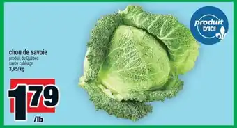 Super C chou de savoie | savoy cabbage offer
