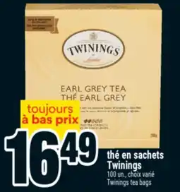 Super C thé en sachets Twinings | Twinings tea bags offer