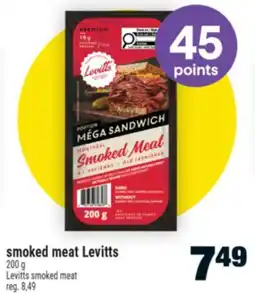 Super C smoked meat Levitts | Levitts smoked meat offer