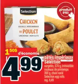 Super C pâtés impériaux Selection | Selection egg rolls offer