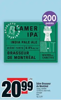 Super C bière Brasseur de Montréal | beer offer
