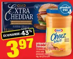 Super C préparation de fromage fondu | processed cheese food offer