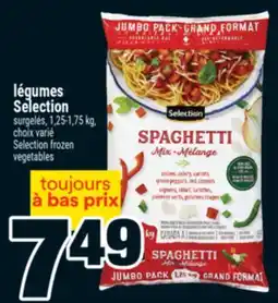 Super C légumes Selection | Selection frozen offer