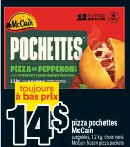 Super C pizza pochettes McCain | McCain frozen pizza pockets offer