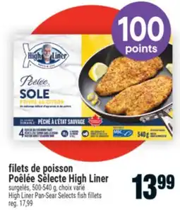 Super C filets de poisson Poêlée Sélecte High Liner | High Liner Pan-Sear Selects fish fillets offer