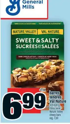 Super C barres tendres Val Nature | Nature Valley chewy bars offer
