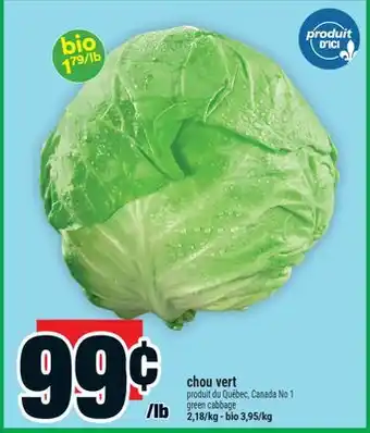 Super C chou vert | green cabbage offer