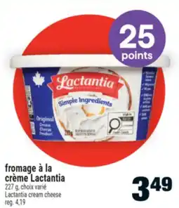 Super C fromage à la crème Lactantia | Lactantia cream cheese offer