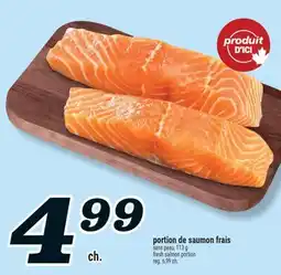 Marché Richelieu PORTION DE SAUMON FRAIS | FRESH SALMON PORTION offer