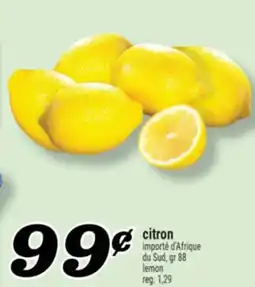 Marché Richelieu citron | lemon offer