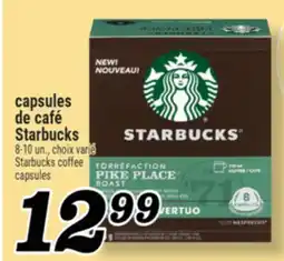 Marché Richelieu CAPSULES DE CAFÉ STARBUCKS | STARBUCKS COFFEE CAPSULES offer