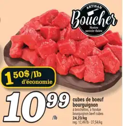 Marché Richelieu CUBES DE BOEUF BOURGUIGNON | BOURGUIGNON BEEF CUBES offer