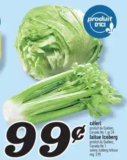 Marché Richelieu céleri, laitue Iceberg | celery, Iceberg lettuce offer