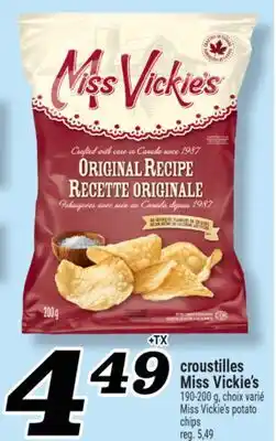 Marché Richelieu CROUSTILLES MISS VICKIE'S | MISS VICKIE'S POTATO CHIPS offer