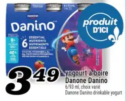 Marché Richelieu yogourt à boire Danone Danino | Danone Danino drinkable yogurt offer