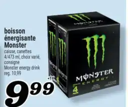 Marché Richelieu BOISSON ÉNERGISANTE MONSTER | MONSTER ENERGY DRINK offer