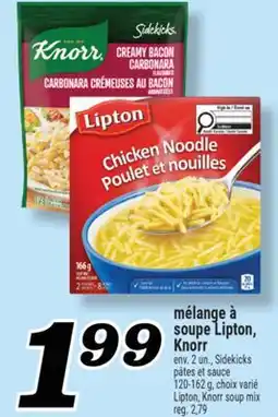 Marché Richelieu MÉLANGE À SOUPE LIPTON, KNORR | LIPTON, KNORR SOUP MIX offer
