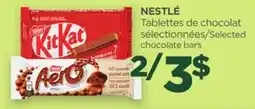 Proxim Nestlé Selected chocolate bars offer