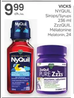 Proxim VICKS NYQUIL Syrups, ZzzQUIL Melatonin offer