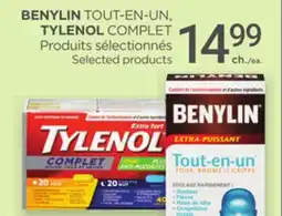 Proxim BENYLIN TOUT-EN-UN, TYLENOL COMPLET Selected products offer