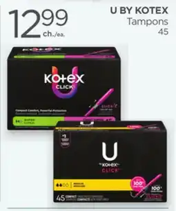 Proxim U BY KOTEX Tampons offer