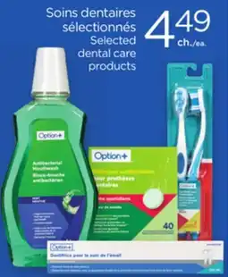 Proxim Option+ Selected dental care products offer