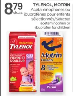 Proxim TYLENOL, MOTRIN Selected acetaminophen or ibuprofen for children offer