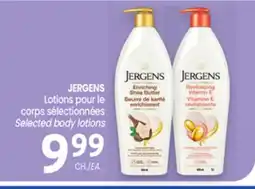 Uniprix JERGENS Lotions pour le corps sélectionnées/Selected body lotions offer