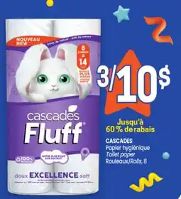 Uniprix CASCADES Papier hygiénique/Toilet paper offer