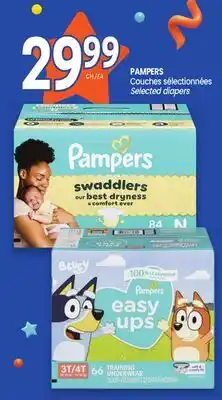Uniprix PAMPERS Couches sélectionnées/Selected diapers offer