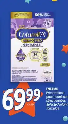 Uniprix ENFAMIL Préparations pour nourrisson sélectionnées/Selected infant formulas offer