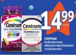 Uniprix CENTRUM Multivitamines sélectionnées/Selected multivitamins offer