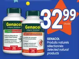 Uniprix GENACOL Produits naturels sélectionnés/Selected natural products offer